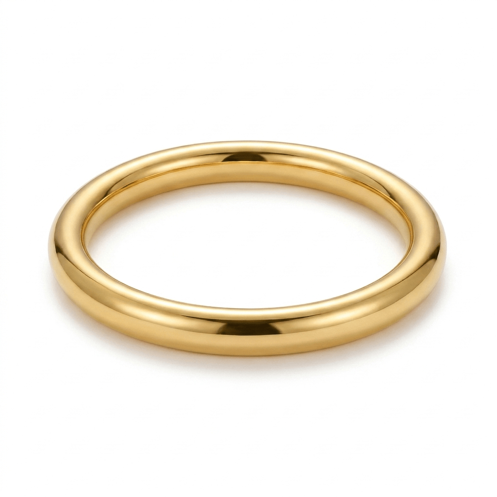 Classic Gold Bangle - Luvinae