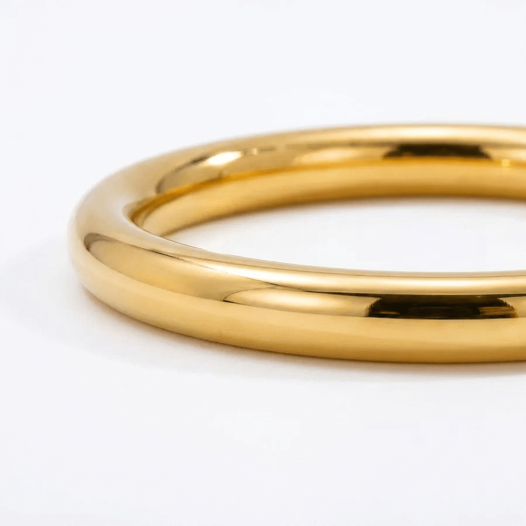 Classic Gold Bangle - Luvinae