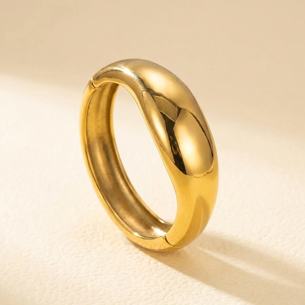 Chunky 18K Gold Bracelet